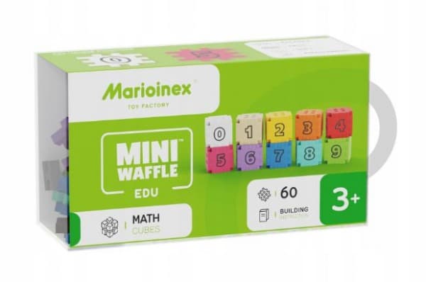 Marioinex Mini Waffle Edu - Mattekuber 60 st