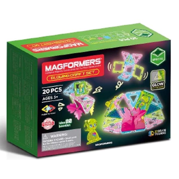 Magformers Glowing Byggset 20 delar