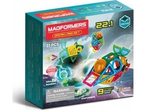 Magformers magnetiska block drea land 31 dalys