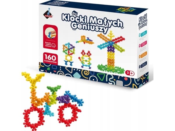 Askato Little Geniuses Färgade kulor 160 stycken