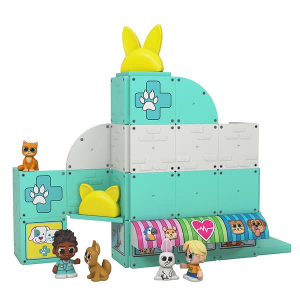 Animal Hospital Tile Town Magnetic Toy