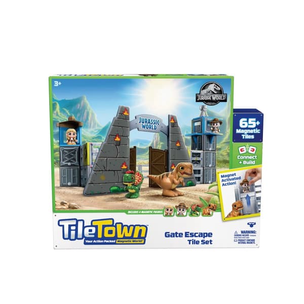 Jurassic World Magnetlek Tile Town