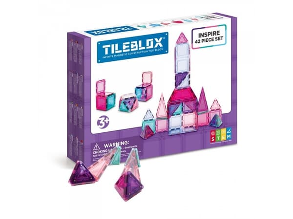 Magformers TILEBLOX  PASTELOWY 42 EL.