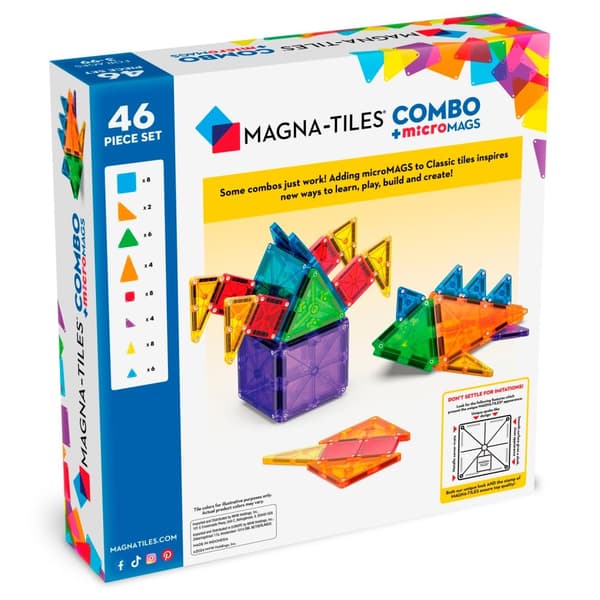 Magna-Tiles Combo +microMAGS 46 dele