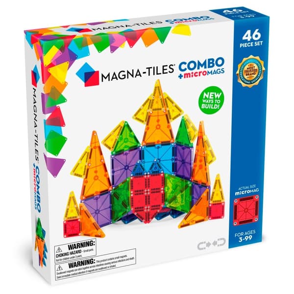 Magna-Tiles Combo +microMAGS 46 dele