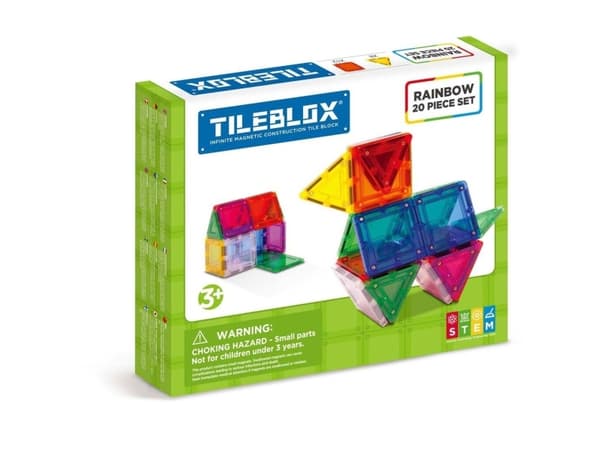 Tileblox Rainbow 20 pcs set