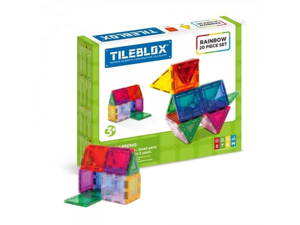Tileblox Rainbow 20 pcs set