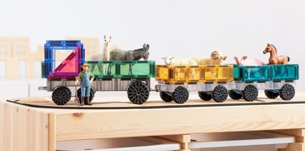 Connetix Transport Pastell 50 Delar