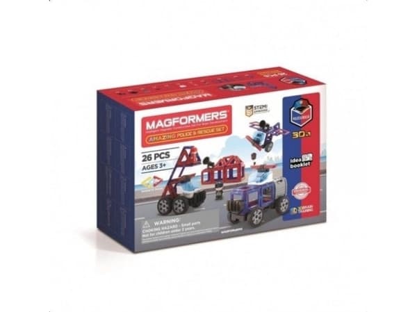 MAGFORMERS Magnetiskt set "Emergency services", 26 st.