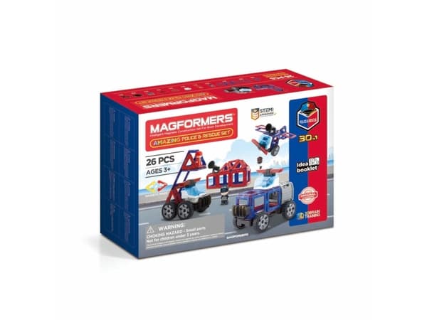MAGFORMERS Magnetiskt set "Emergency services", 26 st.
