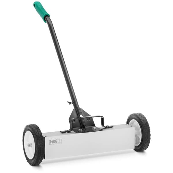 MSW Magnetborste - 73 - 100 cm teleskophandtag - 45 cm - ferritmagnet