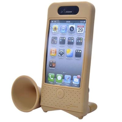 iPhone 4 (Brun) Bike Horn - Cykelhållare