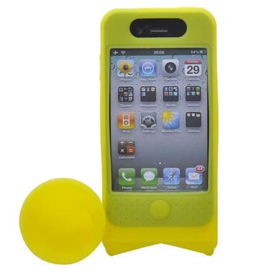iPhone 4 Bike Horn - Cykelhållare (Gul)