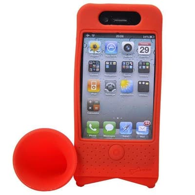 iPhone 4 (Röd) Bike Horn - Cykelhållare