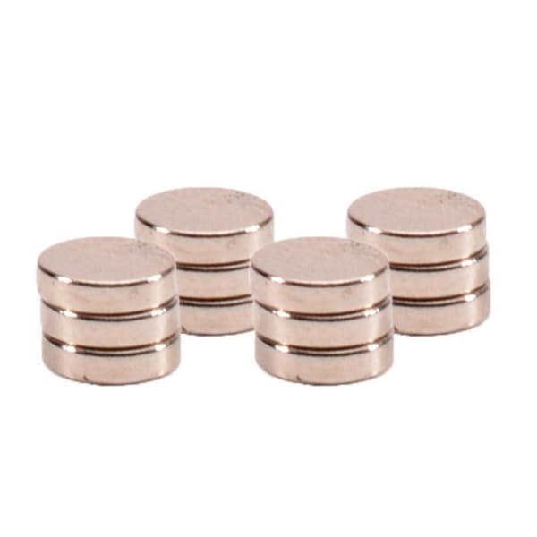 Magnet 4 mm - Tjocklek 1 mm - 12 st