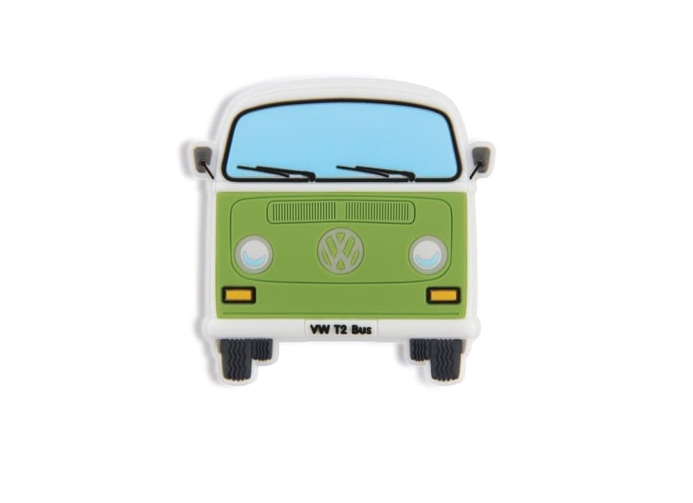 BRISA VW Collection - Volkswagen Bus T2 Camper Van Transporter Gummimagnet - Front/Grün