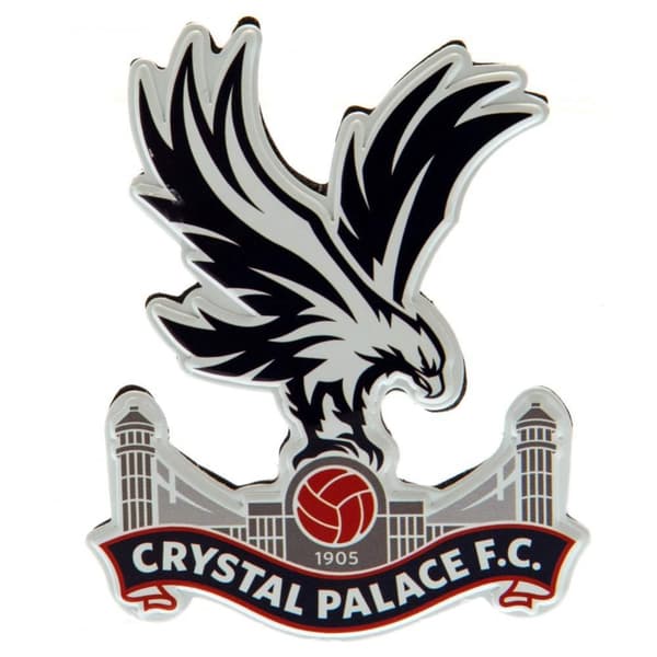 Crystal Palace FC Crest-køleskabsmagnet Grey/Black/Red One Size
