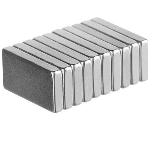 10 st Neodymmagneter / N35 magnet 10 mm x 5 mm x 1 mm Magneter