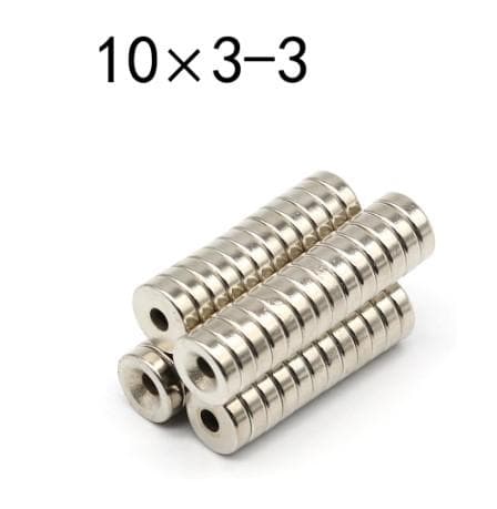 5 st 10 x 3-3 mm Neodymium Magneter NdFe
