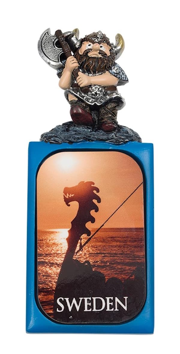 Magnet Vikingskepp / Viking m. yxa
