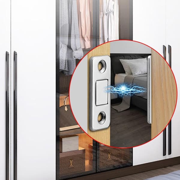 2Pcs / Set Magnetic Door Catch Drawer Cabinet Closer Adhesive