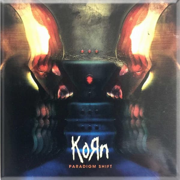 Korn Paradigm Shift Fridge Magnet Blue/Red/Yellow One Size