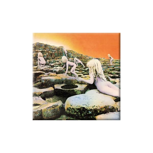 Led Zeppelin De heliga husen kylskåpsmagnet Orange One Size
