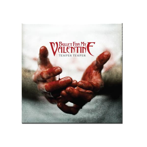 Bullet For My Valentine Temper Temper kylskåpsmagnet White/Red One Size