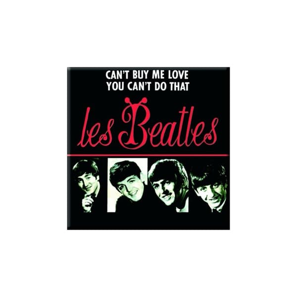 The Beatles Can´t Buy Me Love/You Can´t Do That Fridge Magnet Black/Red/White One Size