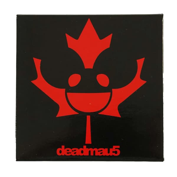 Deadmau5 Lönn Mau5 kylskåpsmagnet Black/Red One Size