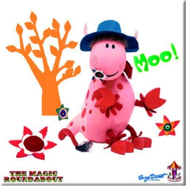 The Magic Roundabout Ermintrude Fridge Magnet White/Multicoloured One Size