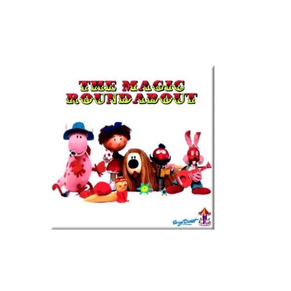 The Magic Roundabout Karaktärer kylskåpsmagnet Multicoloured One Size