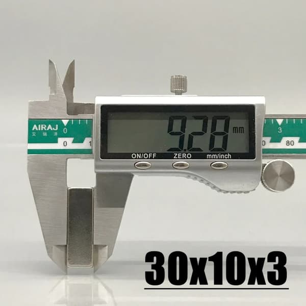 5 st 30 x 10 x 3 mm Neodymmagneter / N35 magnet Magneter