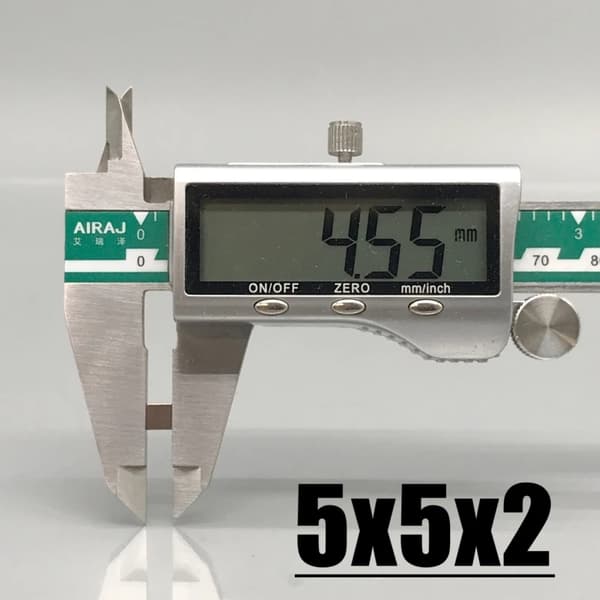 20 st 5 x 5 x 2 mm Neodymmagneter / N35 magnet Magneter