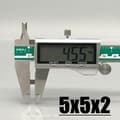 Miniatyrbild 4 av 5: 20 st 5 x 5 x 2 mm Neodymmagneter / N35 magnet Magneter