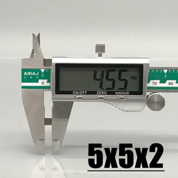 20 st 5 x 5 x 2 mm Neodymmagneter / N35 magnet Magneter