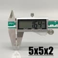 Miniatyrbild 5 av 5: 20 st 5 x 5 x 2 mm Neodymmagneter / N35 magnet Magneter