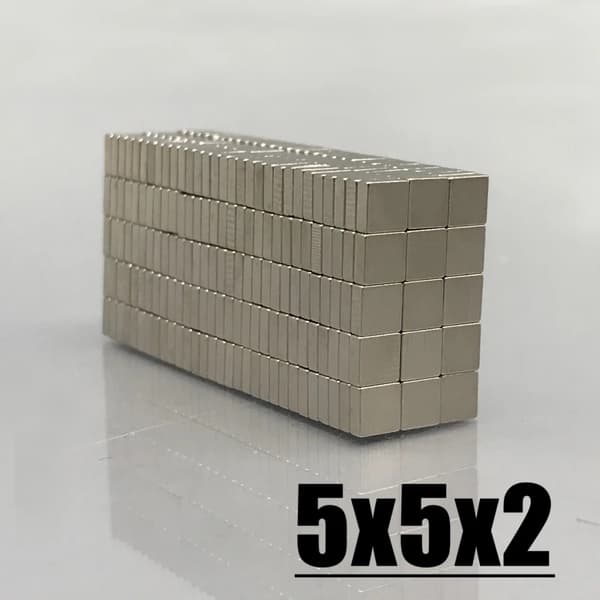 20 st 5 x 5 x 2 mm Neodymmagneter / N35 magnet Magneter