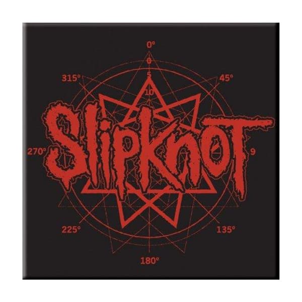 Slipknot Kylskåpsmagnet med logotyp Black/Red One Size