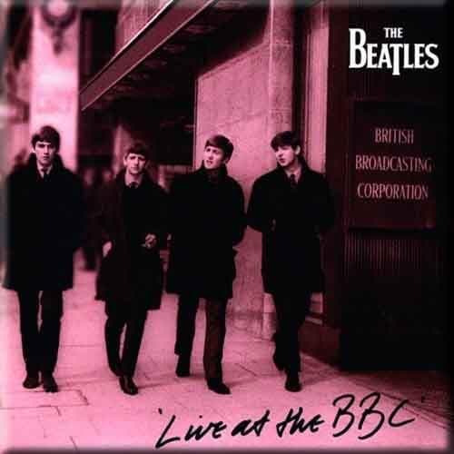 The Beatles Live At The BBC Kylskåpsmagnet Black/Pink One Size
