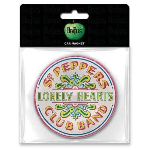 The Beatles Sgt Pepper Drum Rubber Car Magnet Multicoloured One Size