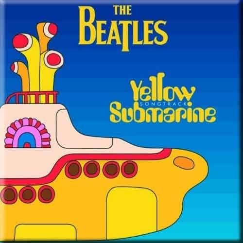 The Beatles Yellow Submarine Songtrack Fridge Magnet Blue/Yellow One Size