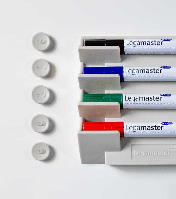 Whiteboardmagneter - 20 mm - 10 st - Taupe