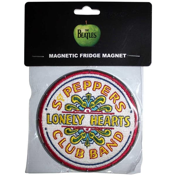 The Beatles Sgt Pepper Drum Patch kylskåpsmagnet