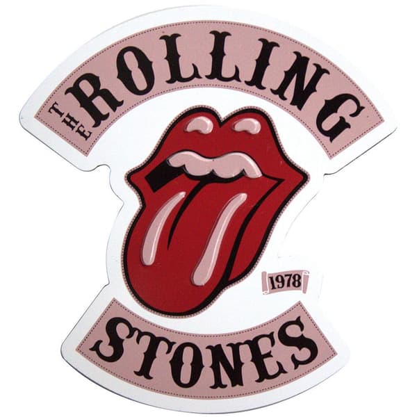 The Rolling Stones Tour ´78 Embossed Fridge Magnet Black/Pink/Red One Size