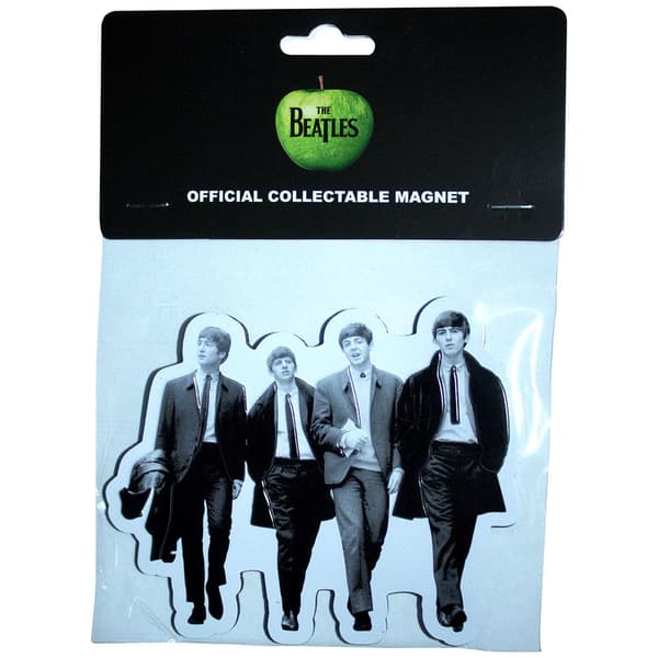 The Beatles Walking In London Embossed Fridge Magnet