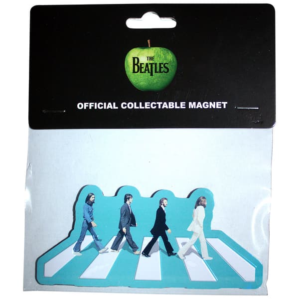 The Beatles Abbey Road Crossing Präglad kylskåpsmagnet