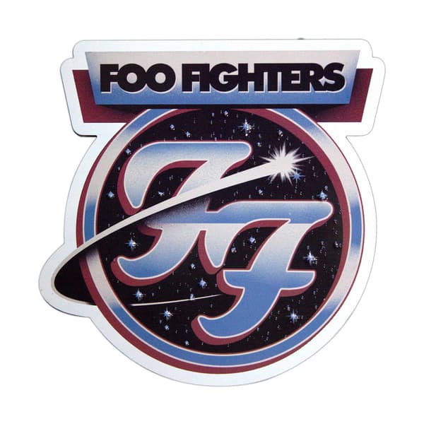 Foo Fighters Kylskåpsmagnet med präglad komet Multicoloured One Size