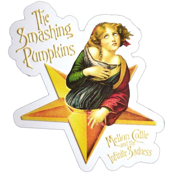 The Smashing Pumpkins Mellon Collie And The Infinite Sadness Embossed Fridge Magnet Multicoloured One Size