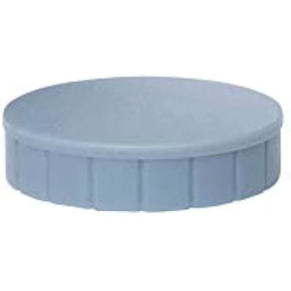 Runda magneter - MAUL - Diameter 32 mm - Hållkraft 800 g - Okrossbar plast - Färg Grå